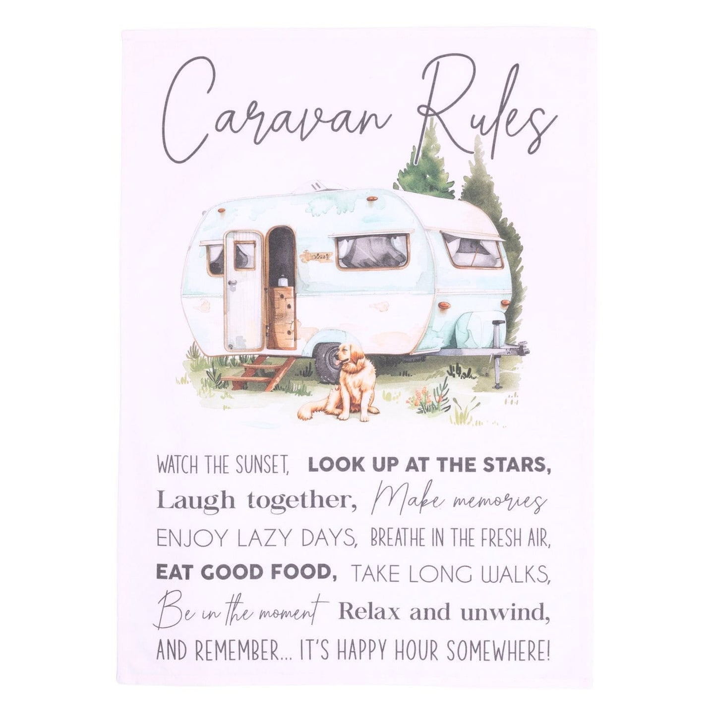 TEA TOWEL CARAVAN RULES