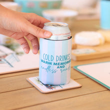Load image into Gallery viewer, STUBBY COOLER COLD DRINKS, WARM MEMORIES