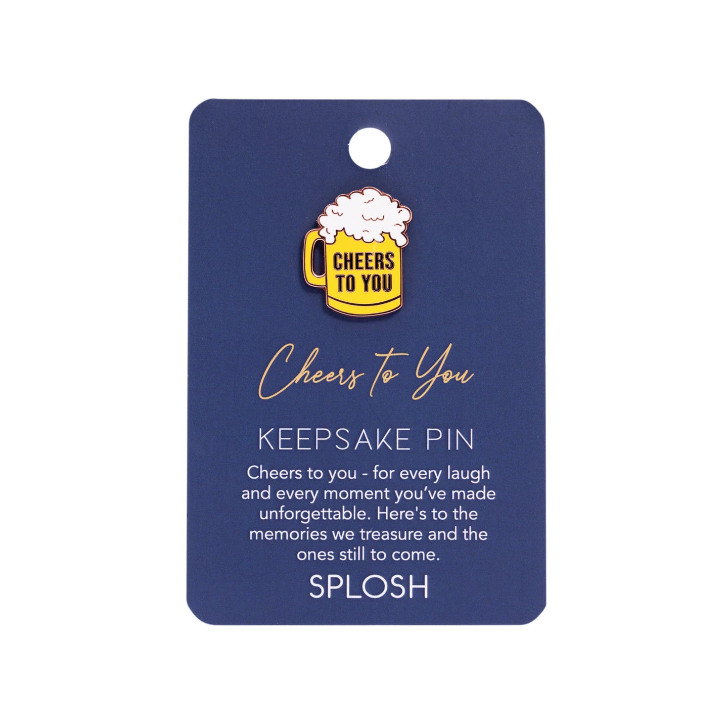 KEEPSAKE PIN CHEERS TO YOU