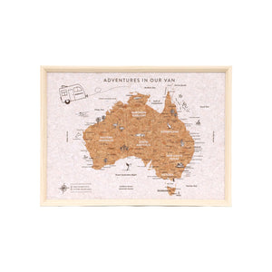 ADVENTURES IN OUR CARAVAN MAP