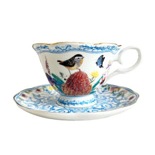 Load image into Gallery viewer, TEA CUP &amp; SAUCER ENCHANTED GARDEN