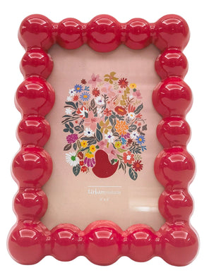 PHOTO FRAME LOTTI BUBBLE RED