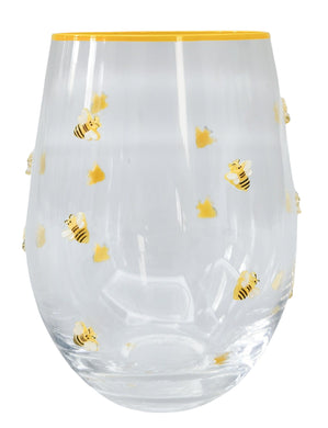 STEMLESS WINE GLASS BEE