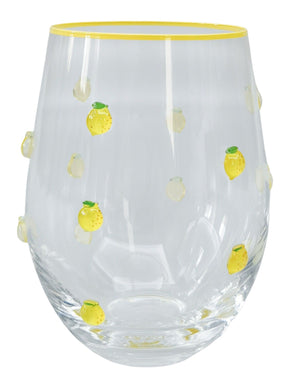STEMLESS WINE GLASS LEMON
