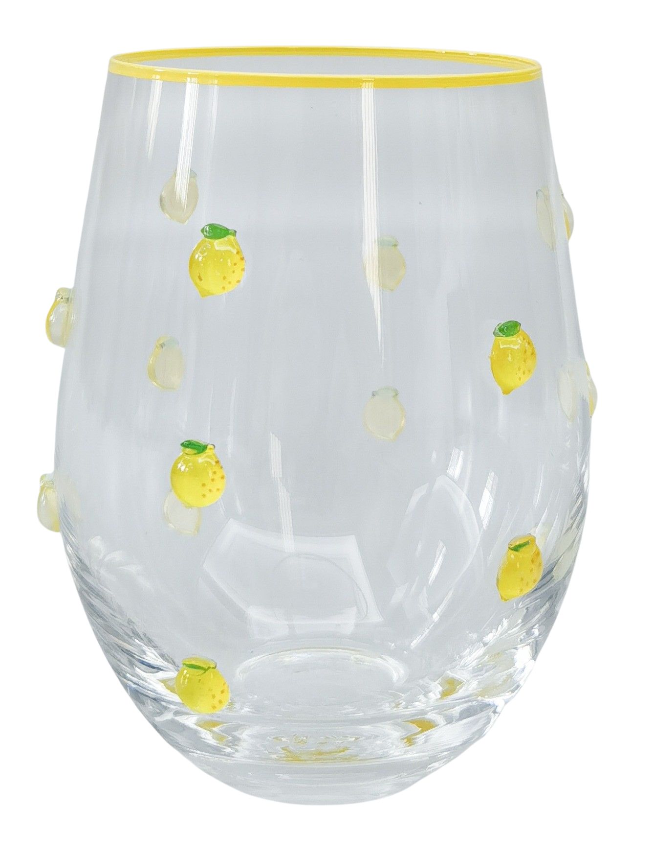 STEMLESS WINE GLASS LEMON