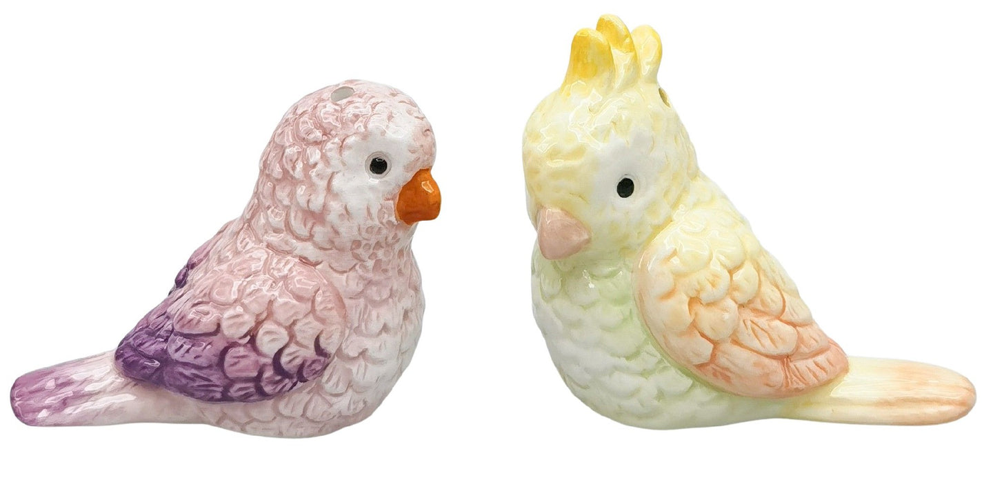 PERDY PARROT SALT & PEPPER YELLOW PEACH