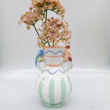 Load image into Gallery viewer, PERDY PARROT VASE GREEN 25CM
