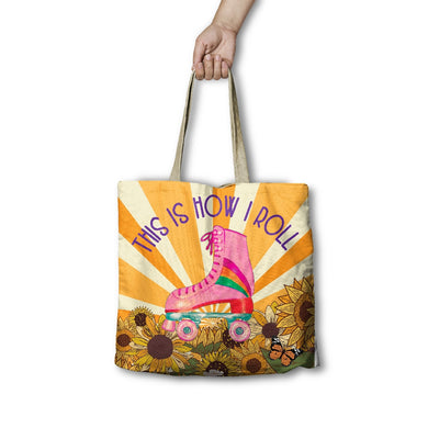 REUSABLE SHOPPING BAG THIS IS HOW I ROLL
