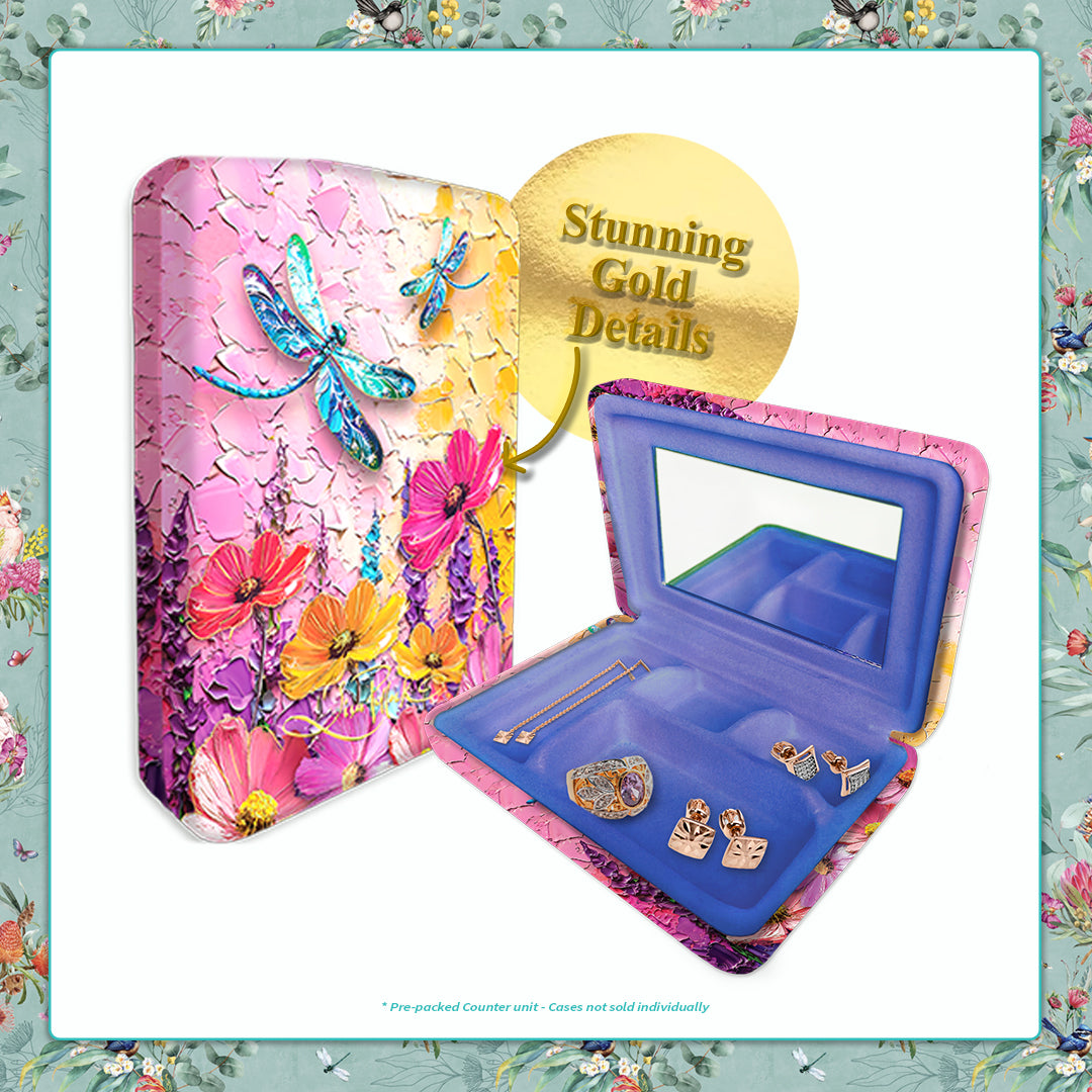 JEWELLERY CASE COMPACT PLAYFUL DRAGONFLY