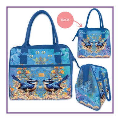 LUNCH TOTE COOLER BAG ROYAL WRENS