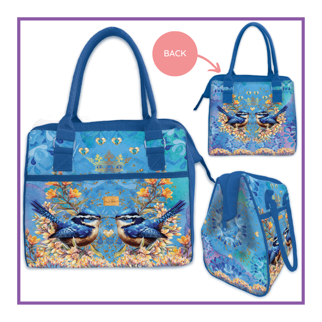 LUNCH TOTE COOLER BAG ROYAL WRENS