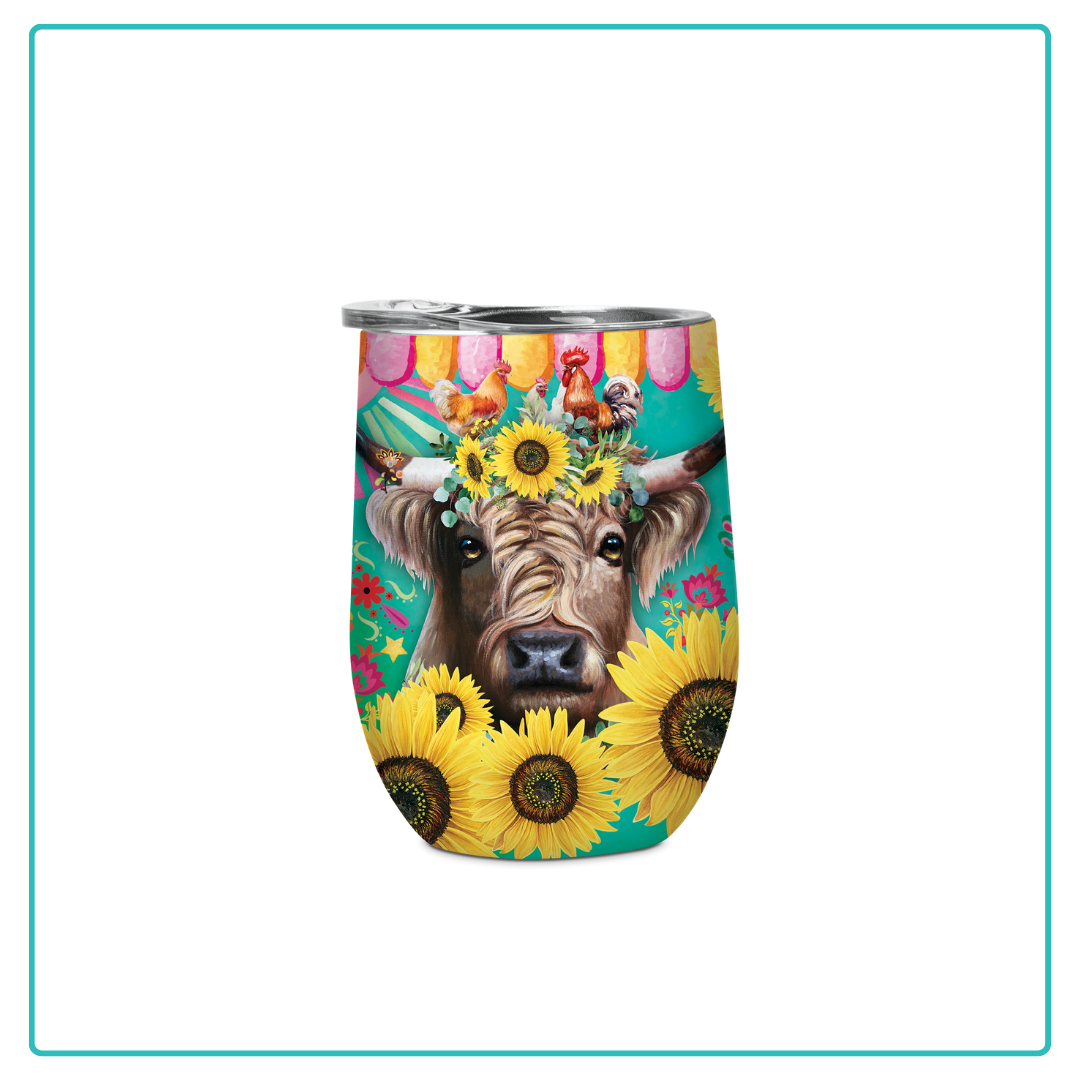 DOUBLE WALLED BEVVY CARNIVAL COW