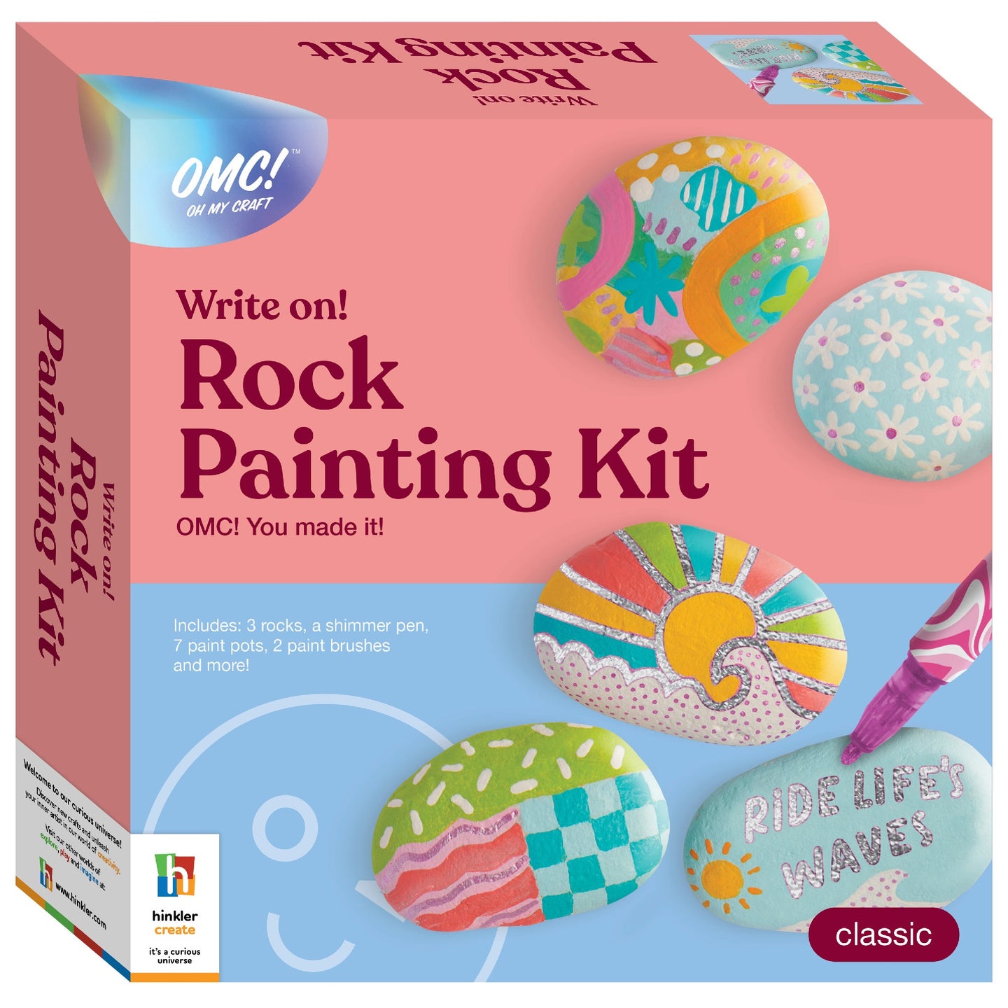 OMC! WRITE ON ROCK PAINTING KIT