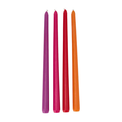 TAPER CANDLES SET JEWEL PINKS