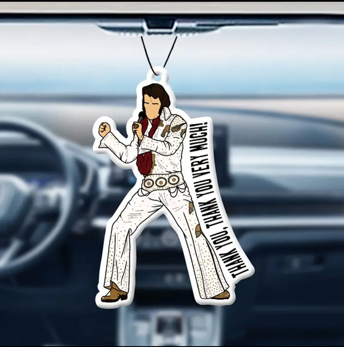 ELVIS CAR AIR FRESHNER THANK YOU