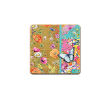 Load image into Gallery viewer, BAMBOO COASTER SET WILDFLOWER PATCH