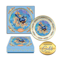 Load image into Gallery viewer, CERAMIC TRINKET DISH ROYAL WRENS