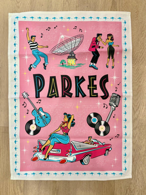 TEA TOWEL VINTAGE PARKES