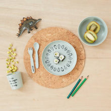 Load image into Gallery viewer, &#39;EAT WAS ALL A DREAM&#39; BAMBOO DINNERWEAR SET GREEN