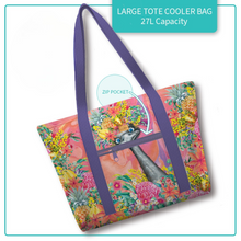Load image into Gallery viewer, INSULATED TOTE BAG LGE HAPPY EMU