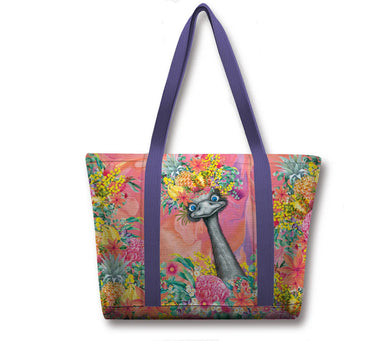 INSULATED TOTE BAG LGE HAPPY EMU