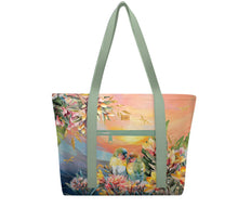Load image into Gallery viewer, INSULATED TOTE BAG LGE SUNSET LOVE BIRDS