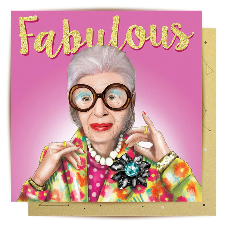 GREETING CARD FABULOUS