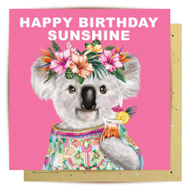 Load image into Gallery viewer, CARD HAPPY BIRTHDAY SUNSHINE