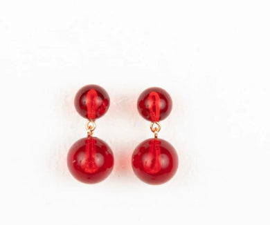 CATHERINE EARRINGS RED