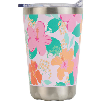 DOUBLE WALLED COFFEE CUP HIBISCUS