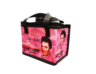 ELVIS LUNCH BAG PINK GUITARS