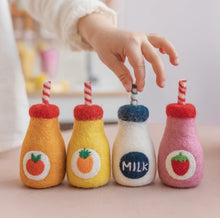 Load image into Gallery viewer, FELT DOLLY DRINK MILK