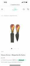 Load image into Gallery viewer, BAMBOO CHEESE KNIFE SET MARGARITAVILLE CACTUS