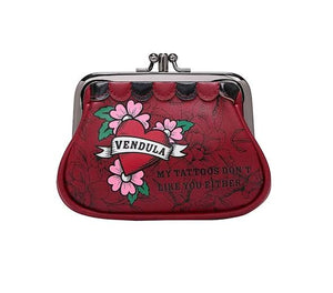 VENDULA LONDON TATTOO STUDIO CLIPPER COIN PURSE