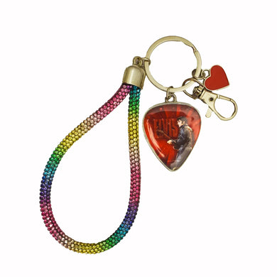 ELVIS KEY CHAIN WRISTLET GUITAR PICK