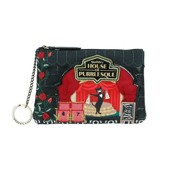 VENDULA LONDON PURRLESQUE CLUB ZIPPER KEY COIN PURSE