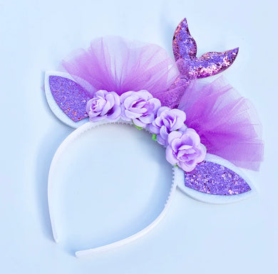 HEAD BAND MERMAID TAIL PURPLE