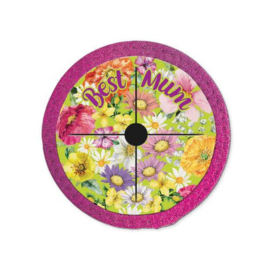 WINE GLASS COASTER BEST MUM