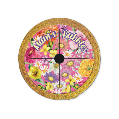 WINE GLASS COASTER MUMS BUBBLES