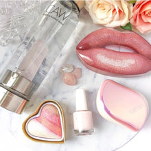 Load image into Gallery viewer, CRYSTAL STAINLESS STEAL WATERBOTTLE ROSE QUARTZ