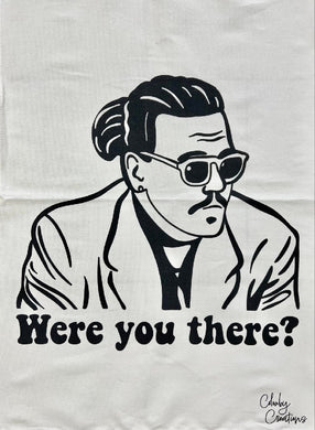 TEA TOWEL JOHNNY DEPP 