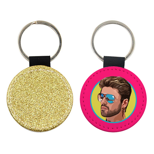 KEYRING GEORGE PINK
