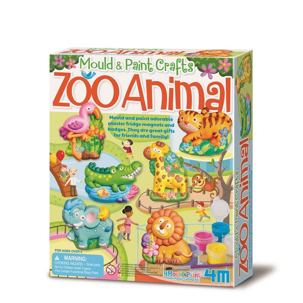 MOULD AND PAINT CRAFTS ZOO ANIMAL