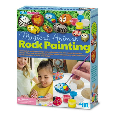 PAINT YOUR OWN GARDEN ROCK KIT ANIMALS