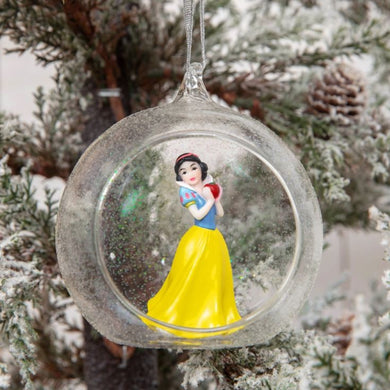 DISNEY PRINCESS GLASS BAUBLE SNOW WHITE