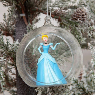 DISNEY PRINCESS GLASS BAUBLE CINDERELLA