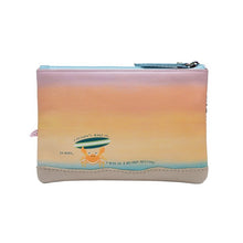 Load image into Gallery viewer, VENDULA LONDON SURF SHACK ZIPPER KEY COIN PURSE