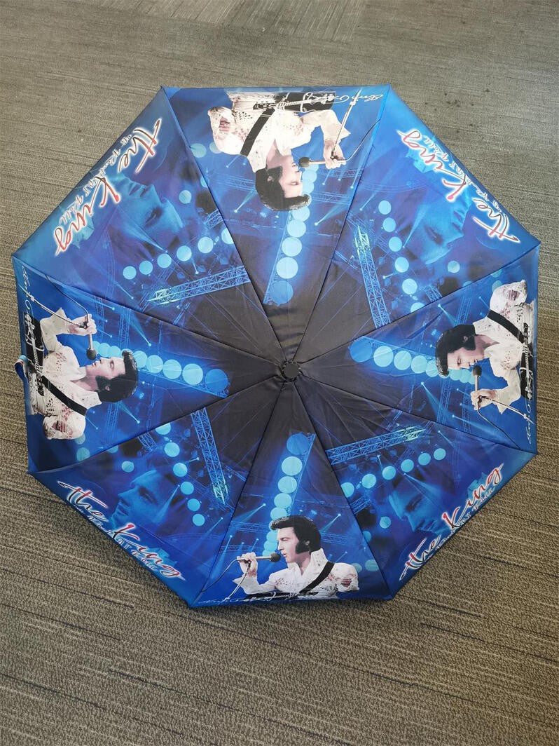 UMBRELLA ELVIS THE KING BLUE