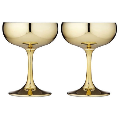 TEMPA COUPE GLASS GOLD