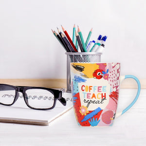 MUG COFFEE TEACH REPEAT